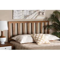 Baxton Studio MG9728-Ash Walnut-HB-Full Baxton Studio Duncan Modern and Contemporary Ash Walnut Finished Wood Full Size Headboard